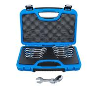 BGS technic BGS Jeu de clés mixtes à cliquet court articulé, 8 - 19 mm, 12 pièces Quantité:1