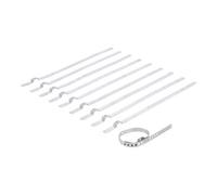 BGS technic KG Jeu de colliers pour soufflet d’essieu 70327 inox 7 mm 20-50 mm 10 pièces
