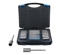 BGS technic BGS Jeu de douilles à choc, six pans extra longues 6,3 mm (1/4") pour perceuses 5,5 - 19 mm 15 pièces Quantité:1