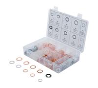 BGS 85225 | Assortiment de joints d’étanchéité | cuivre, aluminium, nylon | 250 pièces
