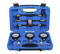 BGS technic - Jeu de testeurs de pression de carburant et de compression 74355 pour motos, 11 pièces