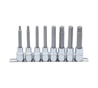 BGS technic Jeu d'embouts 5176 – carré 12,5 mm (1/2") – hexagone 5–13 mm – 8 pièces