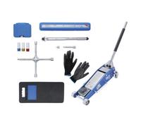 BGS technic BGS Kit pneus pour changement de roues avec cric rouleur 2,5 t 10 pièces Quantité:1