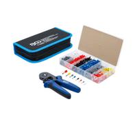 BGS 71000 | Pince à sertir pour cosses de conducteurs de 0,25 à 10 mm² | avec assortiment de cosses de conducteurs de 0,5-10 mm²