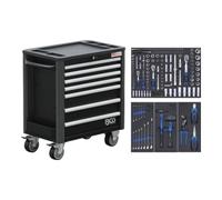 BGS technic Chariot d'atelier BGS 7 tiroirs extra bas avec 209 outils Quantité:1