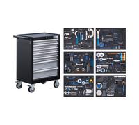 BGS 6076 | Servante d’Atelier | 7 tiroirs | Coffrets de Calage | 223 pièces