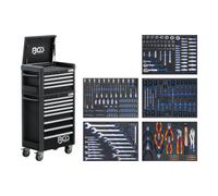 BGS technic BGS Werkstattwagen Profi Standard Maxi, 12 tiroirs, avec 263 outils Quantité:1