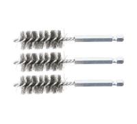 BGS technic Brosse en acier 17 mm / 6,3 mm (1/4") – 3 pièces