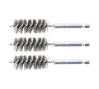 BGS technic Brosse en acier Kraftmann 18 mm 6,3 mm (1/4") – 3 pièces