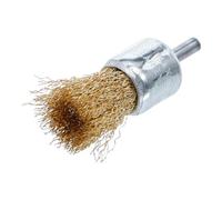 BGS technic KG – Brosse en fil d'acier 8364 – laitonnée Ø 25 mm