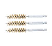 BGS technic Brosse en laiton 3078-12-M 12 mm / 6,3 mm (1/4") 3 pièces