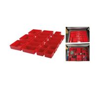 Compartiments de rangement pour servante d'atelier - 17 pièces