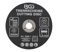 BGS technic Disque à couper 75 x 1,8 x 9,7 mm BGS Quantité:1