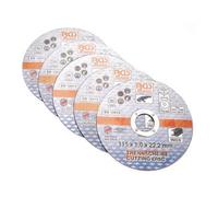 BGS technic Disque à couper pour acier inoxydable Ø 115 x 1,0 x 22,2 mm5 pièces BGS Quantité:1