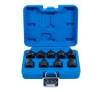BGS technic Douille à embouts à choc 12,5 mm (1/2") denture multiple intérieure (pour XZN) M4 - M16 9 pièces BGS Quantité:1