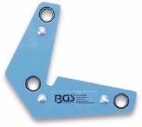 BGS TECHNIC Equerre magnétique de soudage et de montage 9683, forme en L