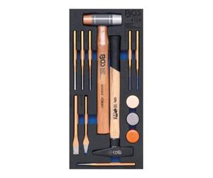 BGS technic Insert de servante d'atelier 1/3 : Jeu de marteaux, de burin 14 pièces BGS Quantité:1
