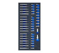 BGS technic Insert de servante d'atelier 1/3 : Jeu d'embouts assortis 49 pièces BGS Quantité:1