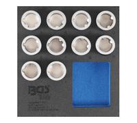 BGS 9553 - Insert de servante d'atelier 1/6 : Jeu d’outils pour écrous antivol pour Land Rover - 10 pièces