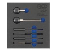 BGS Garniture pour servante d'atelier 1/6 : Outil de fixation de vilebrequin pour Porsche Boxster / 911 M96 - 9624