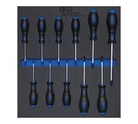 BGS technic Insert de servante d'atelier 2/3 : Tournevis Profil T (pour TX) T6 - T40 11 pièces BGS Quantité:1