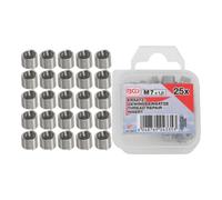 BGS technic Inserts taraudés M7 x 1,0 mm 25 pièces BGS Quantité:1