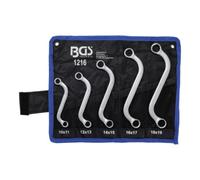 BGS technic Jeu de clés à œil doubles en S 10 x 11 - 18 x 19 mm 5 pièces Kraftmann Quantité:1
