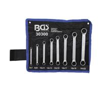 BGS technic KG – Jeu de clés à œil doubles BGS 30300 extra-plates 6–22 mm 8 pièces