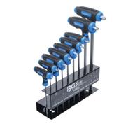 BGS technic Jeu de clés à poignée en T Réf. 8485 Profil T (Torx) T10–T50 9 pièces
