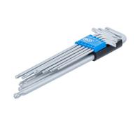 Jeu de clés coudées extra long BGS TECHNIC - Torx tête sphérique - 9 pcs - 819 G
