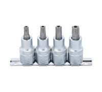 BGS technic Jeu de douilles à embouts BGS 8885 12,5 mm (1/2") Profil T Torx Plus T40-T55 4 pièces