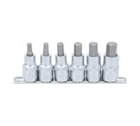 BGS technic 8887 – Jeu de douilles à embouts 12,5 mm (1/2") six pans intérieurs 6–14 mm 6 pièces