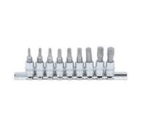 Jeu de douilles embout type Torx carré - 1/4"