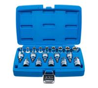 BGS technic Coffret de douilles à embouts Torx 1/2" (12,5 mm) Profil E 19 pièces