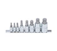 BGS technic Jeu de douilles à embouts Denture multiple intérieure (pour XZN) M4 - M16 8 pièces BGS Quantité:1