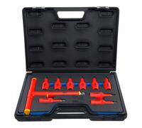 BGS technic Jeu de douilles à embouts VDE Empreinte carré femelle 12,5 mm (1/2") Profil T (pour TX) T20 - T55 10 pièces BGS Quantité:1