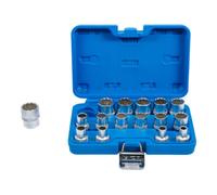BGS technic Jeu de Douilles, douze pans 12,5 mm (1/2") 8 - 24 mm 16 pièces BGS Quantité:1
