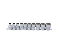 BGS technic KG Jeu de douilles 9114 douze pans 12,5 mm (1/2") 10 pièces