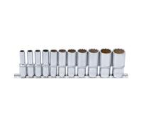 BGS technic Jeu de Douilles, douze pans, profondes 10 mm (3/8") en pouces 11 pièces BGS Quantité:1
