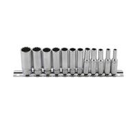 BGS technic Jeu de Douilles, douze pans, profondes 6,3 mm (1/4") en pouces 12 pièces BGS Quantité:1