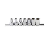 BGS technic Jeu de douilles, profil T Plus (pour TX Plus) 10 mm (3/8") 10EP - 20EP 7 pièces BGS Quantité:1