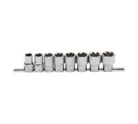 BGS technic Jeu de douilles, profil T Plus (pour TX Plus) 12,5 mm (1/2") 18EP - 32EP 8 pièces Kraftmann Quantité:1