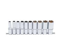 BGS technic Jeu de douilles six pans, profondes 12,5 mm (1/2") en pouce 10 pièces BGS Quantité:1