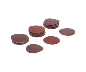 BGS technic Jeu de feuilles abrasives pour ponçeuse excentrée Ø 50 mm Cal. 60 - 80 - 120 30 pièces BGS Quantité:1