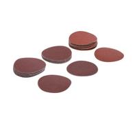 BGS Jeu de feuilles abrasives pour ponceuse excentrique, Ø 75 mm - K 60, 80, 120 70195