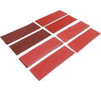 BGS TECHNIC Jeu de feuilles abrasives pour ponceuses vibrantes, 93 x 230 mm, 25 pièces