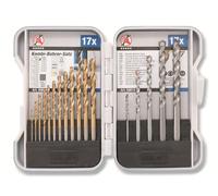 BGS TECHNIC Jeu de forets combinés 50818, 1,5...10 mm, 17 pièces