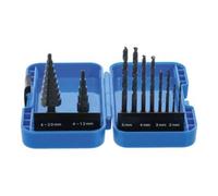 BGS technic Jeu de forets étagés et hélicoïdaux HSS Ø 4 - 12/4 - 20 mm 2 - 5 mm 10 pièces BGS Quantité:1