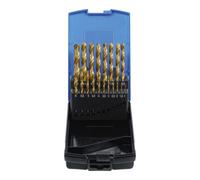 BGS technic KG Jeu de forets BGS 2013 HSS nitrure de titane 1-10 mm 19 pièces