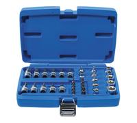 COFFRET DOUILLE ET EMBOUT TORX + RESISTORX 3/8"